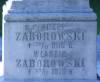 Grave of Jozef Zaborowski (d. in 1878) and Wadzio Zaborowski (d. in 1878)